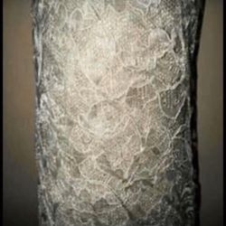 22 yards total by 58” wide•gray flower lace•event/wedding/•$30