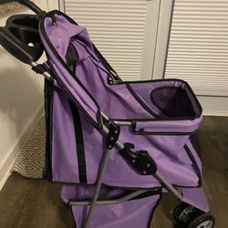Purple Dog Stroller 