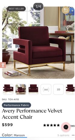 Designer Accent Chairs New in box (pair)