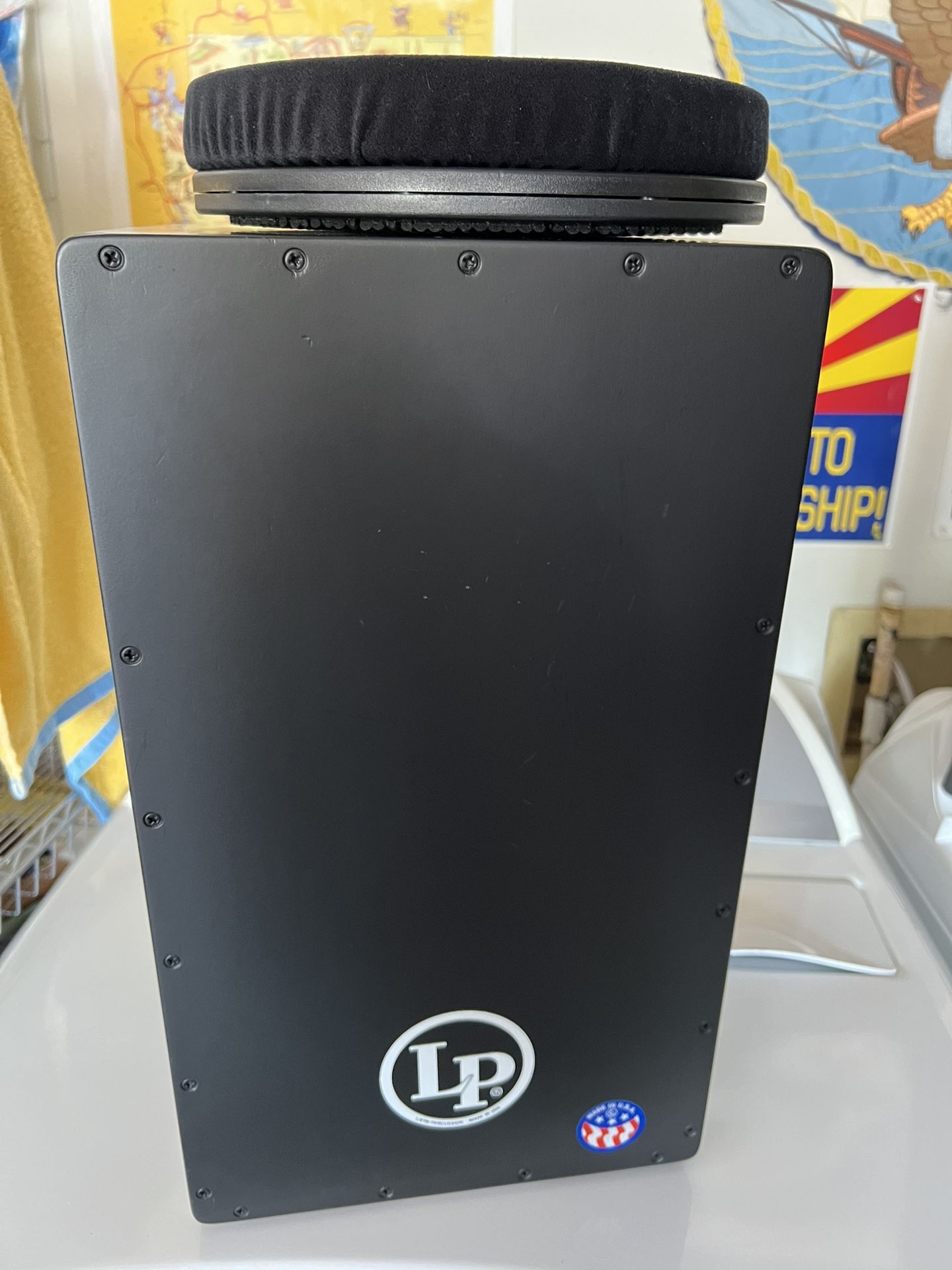 Latin Percussion Cajon And Throne