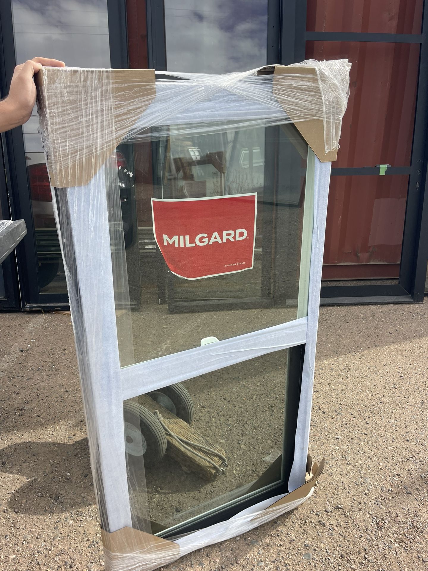 Single Hung Window 30x60 Black