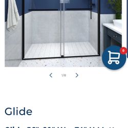 Shower Door 56” To 60” Wide X74”