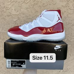 Used Air Jordan 11 Cherry Men Size 11.5
