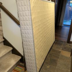 FREE - Queen Box Spring and Metal Bed Frame