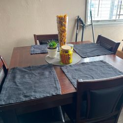 High Top Dining Table & Chairs