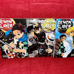 Demon Slayer English Manga 1-3