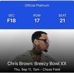 Chris Brown Ticketd