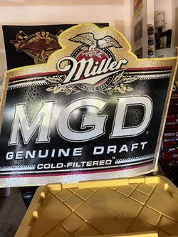 MGD Beer Tin Sign