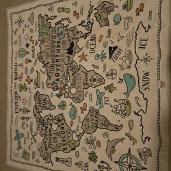 Finch and Folk World Mat for babies