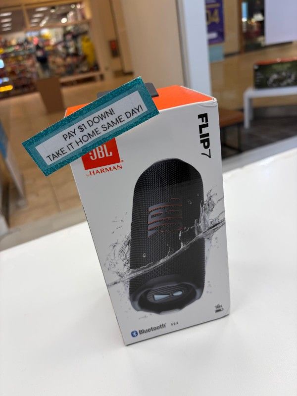 JBL Flip 7 Bluetooth Speaker New - Pay $1 today and the rest later!!