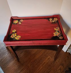 Vintage Painted Side Table 