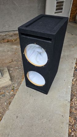 Ported box for 2 10" subs dual 10" sub box enclosure prefabricated Subwoofer box