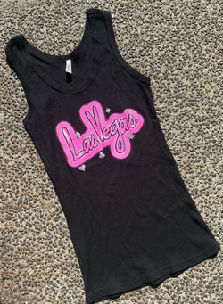 Women’s Medium Black Las Vegas Tank Top