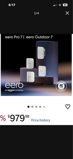Eero  pro 7 wifi internet system  fios router frontier, spectrum router
