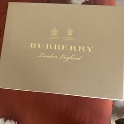 Burberry Box With Dust Bag (wallet Size) Just The Box