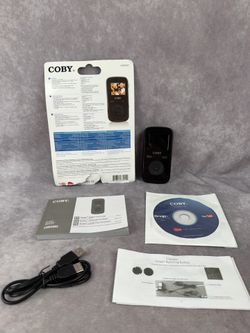 COBY Snapp Digital Camcorder CAM3005 w Cable Manual CD Powers On UNTESTED