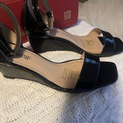 Black Wedge Size 7.5 Andrea Brand 