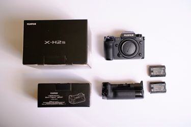 Fujifilm X-H2S Camera + Genuine VG-XH Battery Grip + 2 Batteries