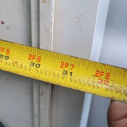 # puerta aluminio 32 x80