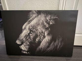 Lion Canvas Portrait