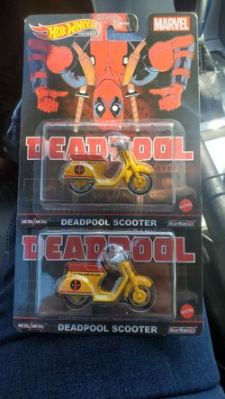 🔥 Hot Wheels🔥 Deadpool Scooter Real Riders