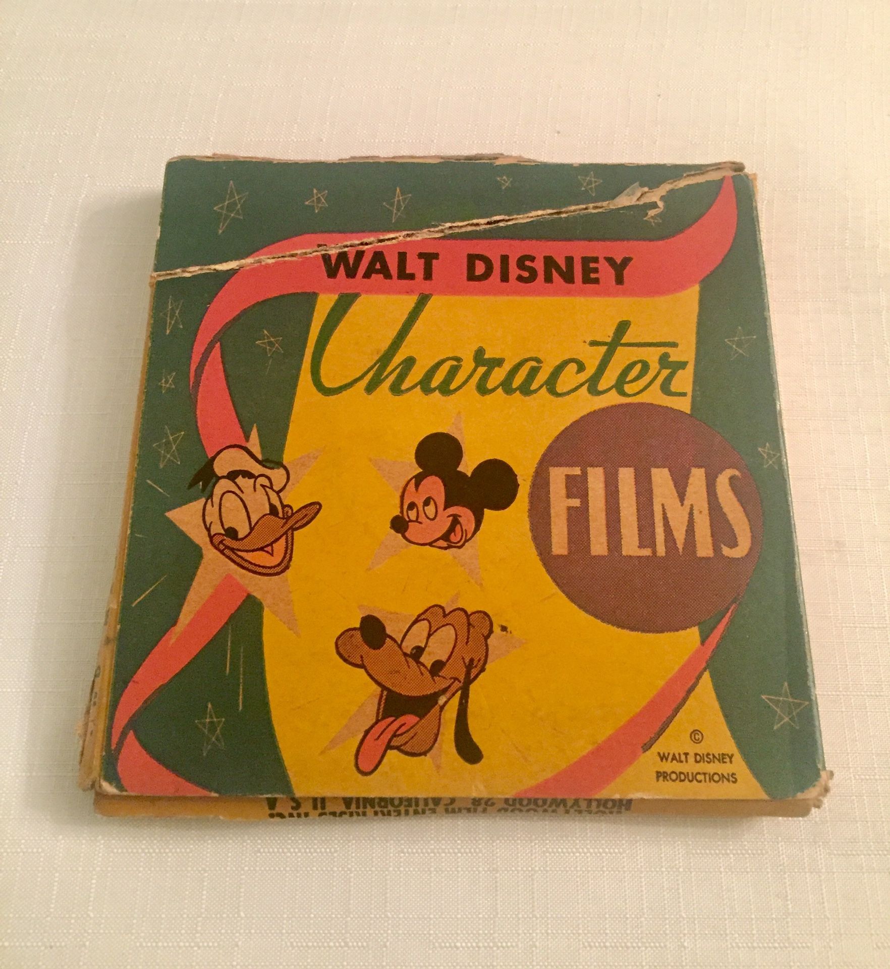 Old 8MM Disney Reel - note on box says part of the film is missing