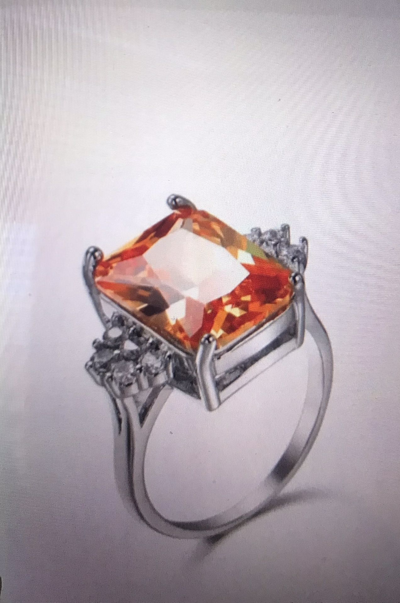 Morganite 925 Sterling Silver Ring