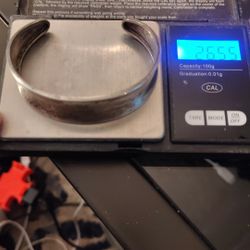 Mexico 925 Stamped Cuff Bracelet