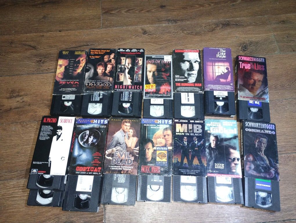 Classic VHS VCR Tapes