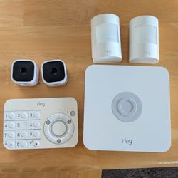 Ring security camera kit.