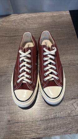 Vintage Converse Chuck 70 Ox Burgundy White-Black Men's Size 8.5