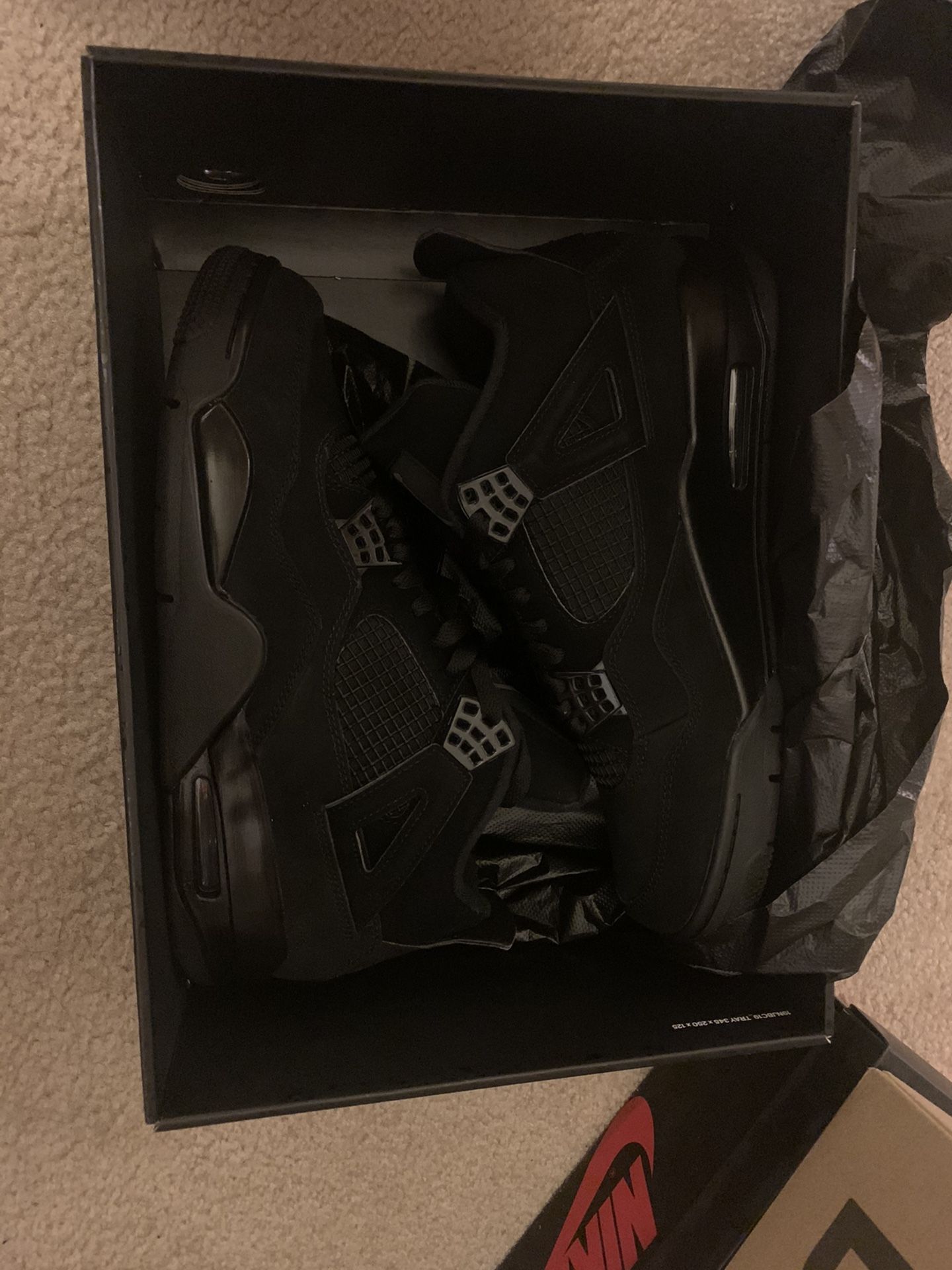 Air Jordan 4 black cat 2020 size 10 brand new