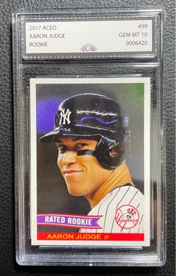 2017 Aaron Judge ACEO (84’ Donruss Rated Rookie) Rookie Card #99 - Graded Gem Mint 10