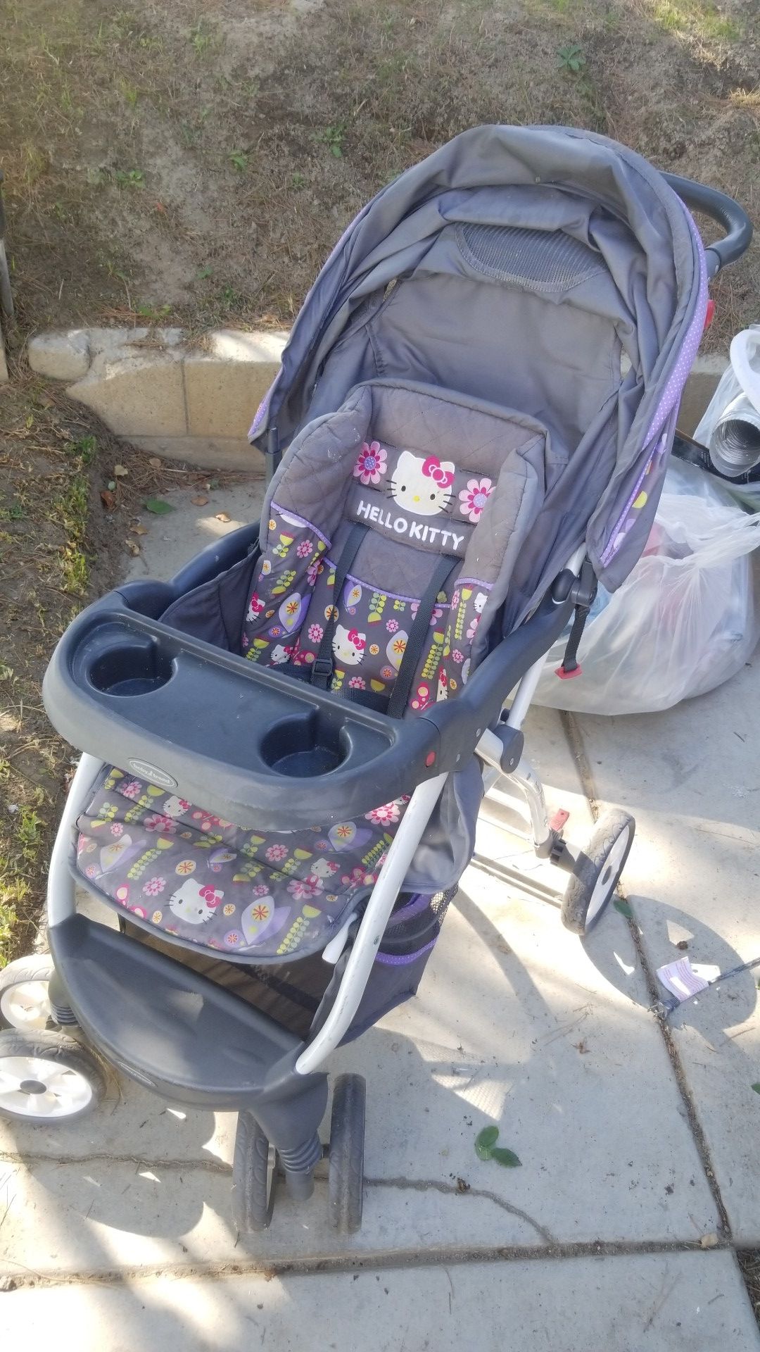 Hello kitty stroller