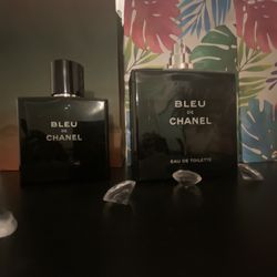 chanel bleu parfum spray 3.4
