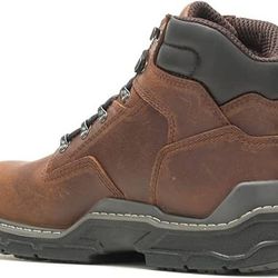 NEW Size 8 Wide WOLVERINE Men Raider DuraShocks 6" Waterproof Work Boots Composite Toe Construction Boot 