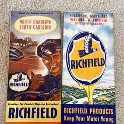 Two Vintage Richfield Maps