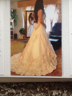 Beautiful wedding dress