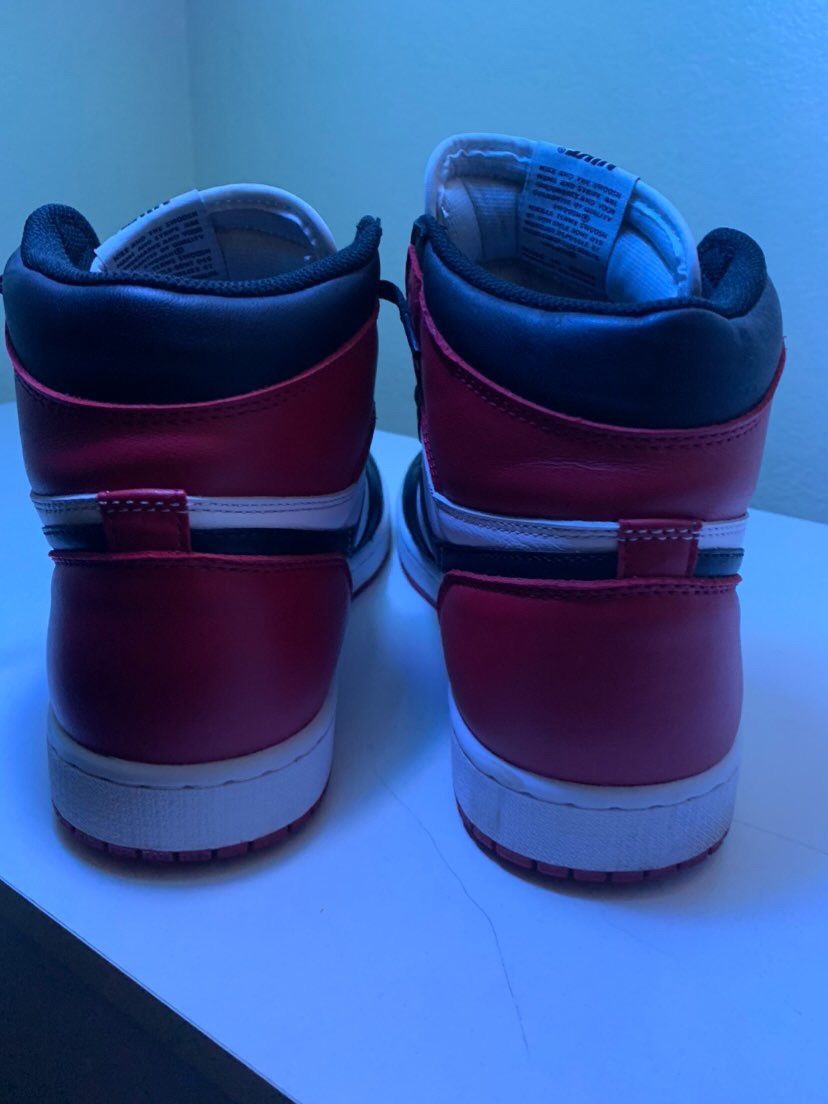 Retro Bred Toes 1s Size 12