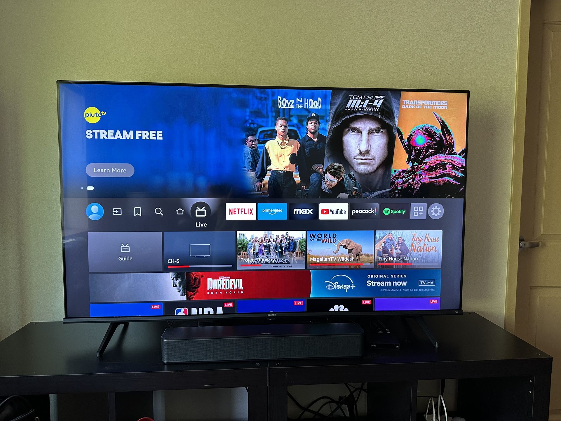 Hisense 55” Amazon Fire Tv