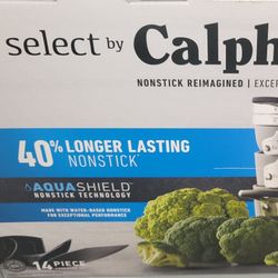 NEW 14 PIECE CALPHALON NON STICK STACKABLE COOKWARE