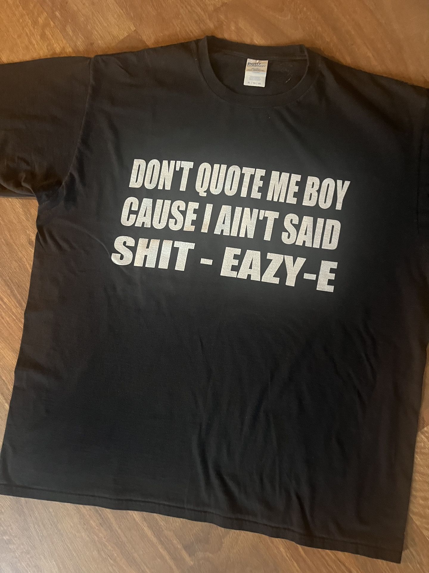 Eazy E. Rap Legend Quote T-Shirt, Size XL