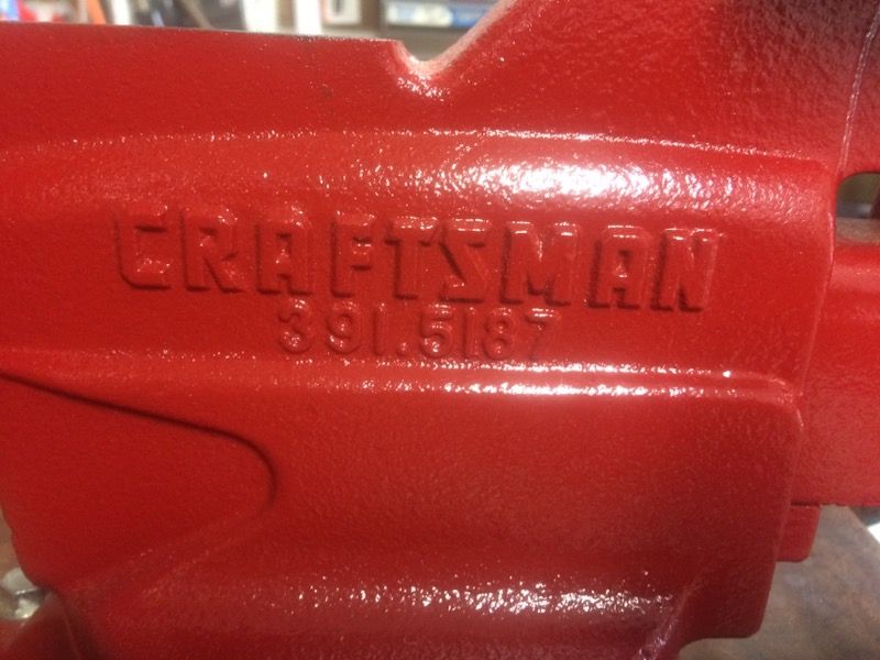 Vintage Sears Craftsman LARGE 5 1/2" Bench Vise