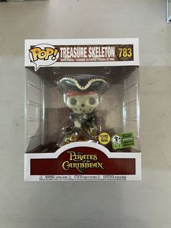 Treasure Skeleton GITD ECCC 2021 Funko Pop 783 Pirates of the Caribbean