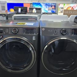 GE Washer × Dryer Gas Front Load
