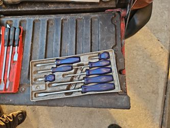 Snap-on Screwdriver Set Blue Handles