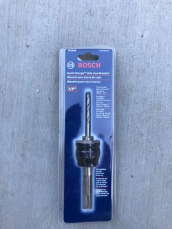 Bosch 3/8” Hole Saw Mandrel Quick Change