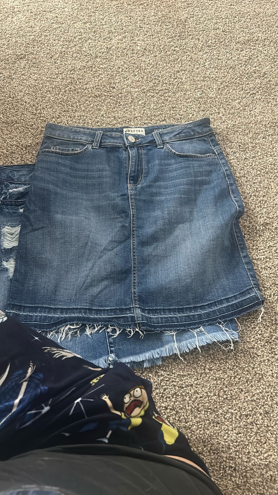 Crafted Lee Jean Skirt