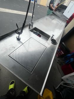 Outdoor counter & sink
