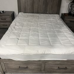 Queen Bed Room Set, 65 Inch Roku, Dinning Table With 4 Chairs